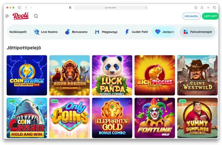 Rooli Online Kasino